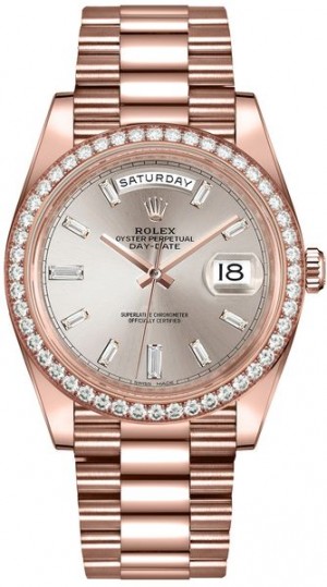 Montre Rolex Day-Date 40 Sundust Diamond Dial pour hommes 228345RBR
