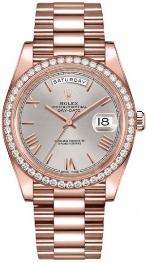 Montre Rolex Day-Date Sundust Dial President Bracelet pour homme 228345RBR