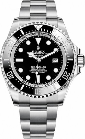 Rolex Deepsea 126660 Montre pour homme à cadran noir Oyster Steel