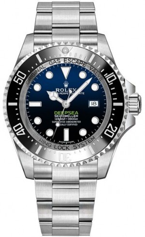 Rolex Deepsea D-Blue Dial Luxury Men's Watch 116660