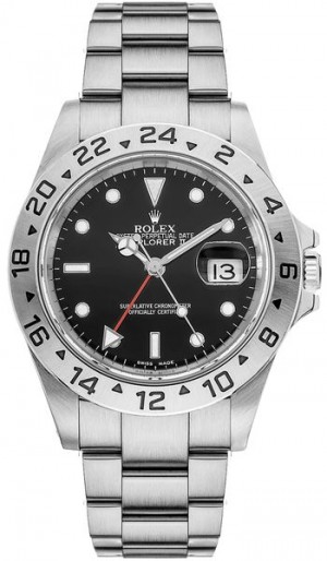 Rolex Explorer II Montre pour homme, cadran noir 40mm 16570