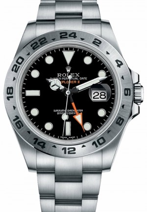 Montre Rolex Explorer II en acier inoxydable pour hommes 216570