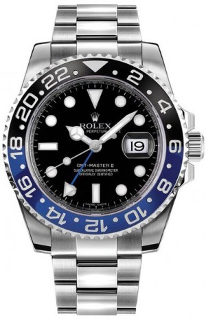 Montre Rolex GMT-Master II Batman 40mm pour hommes 116710BLNR