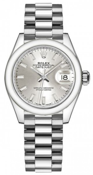 Rolex Lady-Datejust 28 Index des marqueurs horaires Montre pour femmes 279166