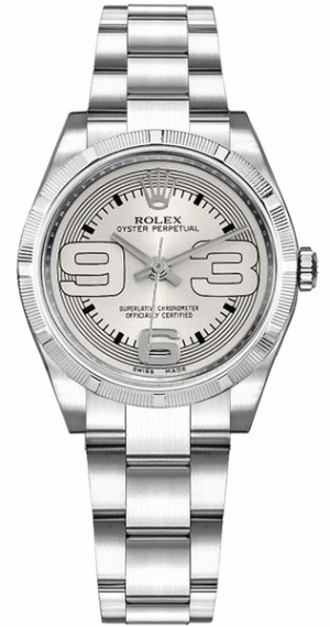 Rolex Oyster Perpetual 31 Montre pour femmes en acier inoxydable 177210