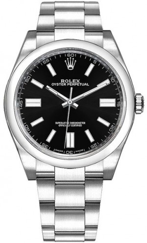 Rolex Oyster Perpetual 36 Montre pour homme à cadran noir 116000