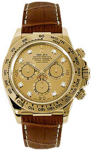 Rolex Cosmograph Daytona Champagne Dial Watch 116518