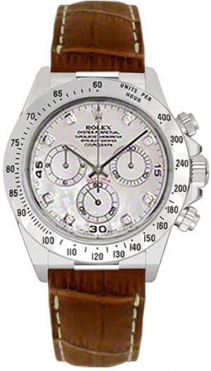 Montre Rolex Cosmograph Daytona à cadran diamant pour hommes 116519