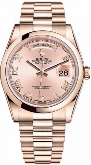 Montre Rolex Day-Date 36 en or pour hommes 118205