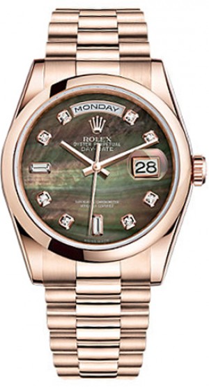 Montre Rolex Day-Date 36 en or massif 118205
