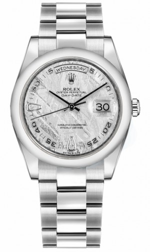 Montre Rolex Day-Date en or blanc 36 diamants 118209