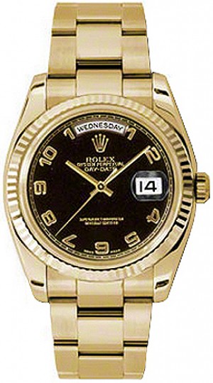 Montre Rolex Day-Date 36 en or jaune pour hommes 118238