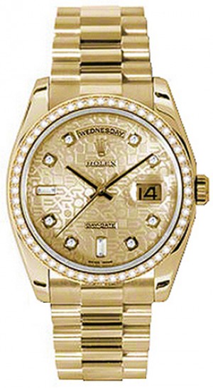 Rolex Day-Date 36 Montre automatique de luxe pour homme 118348