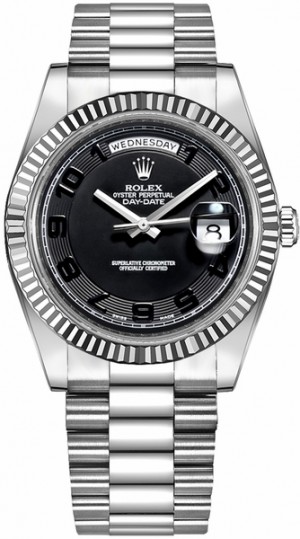 Montre Rolex Day-Date 41 en or blanc pour hommes 218239