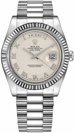 Rolex Day-Date 41 Montre pour homme à cadran ivoire et or 218239