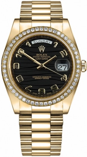 Montre Rolex Day-Date 41 en or massif pour hommes 218348