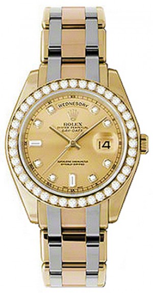 Montre Rolex Day-Date Edition spéciale pour hommes en or massif 18 carats 18948
