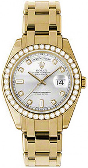 Montre Rolex Day-Date Edition spéciale Diamond en or pour hommes 18948