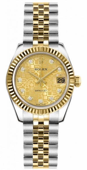 Rolex Lady-Datejust 26 Montre suisse pour femmes 179173