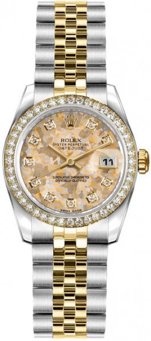 Montre Rolex Lady-Datejust 26 bracelet jubilé de diamants 179383