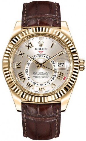 Montre Rolex Sky-Dweller en or 326138