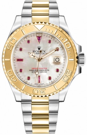 Montre Rolex Yacht-Master 40 pour homme en or et acier 16623