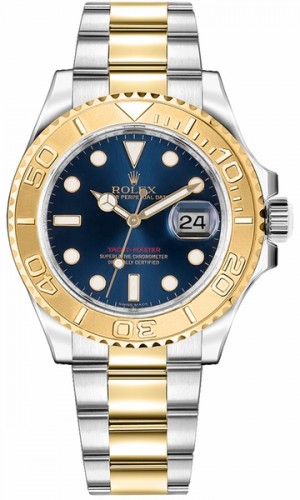 Montre Rolex Yacht-Master 35 en acier et or 168623