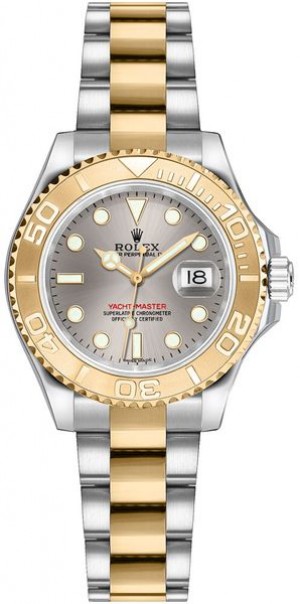 Montre Rolex Yacht-Master 29 en or et acier 169623