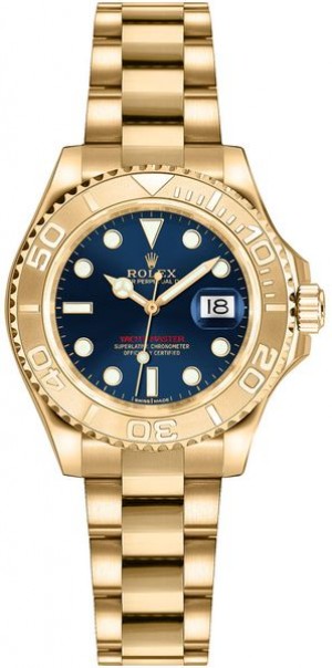 Montre Rolex Yacht-Master 29 en or massif 169628