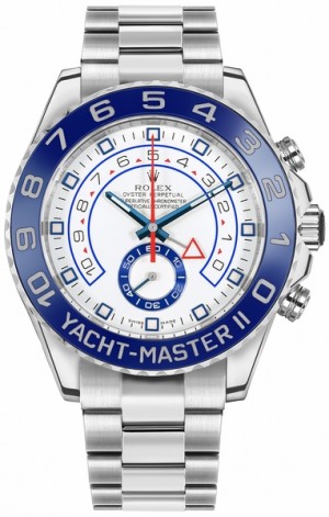 Rolex Yacht-Master II Montre de luxe à cadran blanc pour hommes 116680