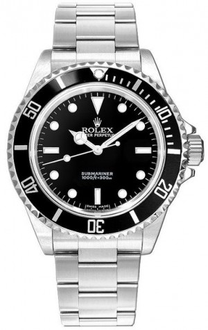 Rolex Submariner Montre pour homme à cadran noir 14060M