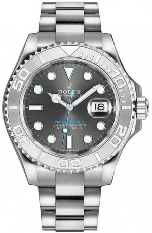 Rolex Yacht-Master 40 Montre pour homme avec cadran en rhodium foncé 116622