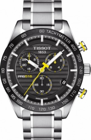 Chronographe à quartz Tissot PRS 516 T100.417. 11.031.00 Chronographe à quartz Tissot PRS 516 T100.417. 11.051.00